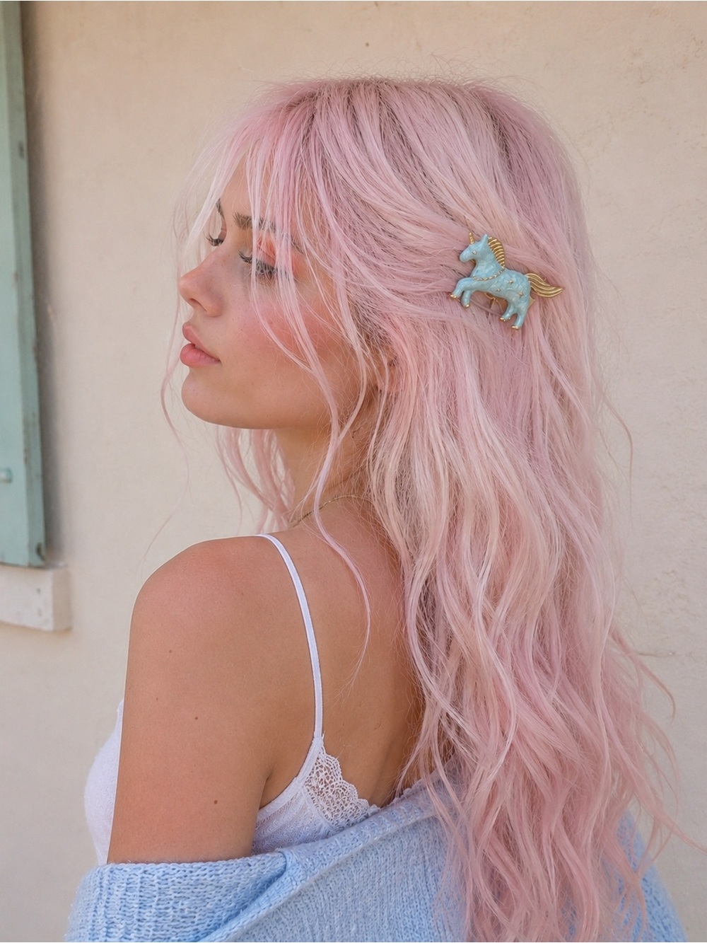 🦄 ✨🦄 KAWAÏÏ URBAN OUTFITERS Metal Unicorn Hair Clips - Picture 6 of 8